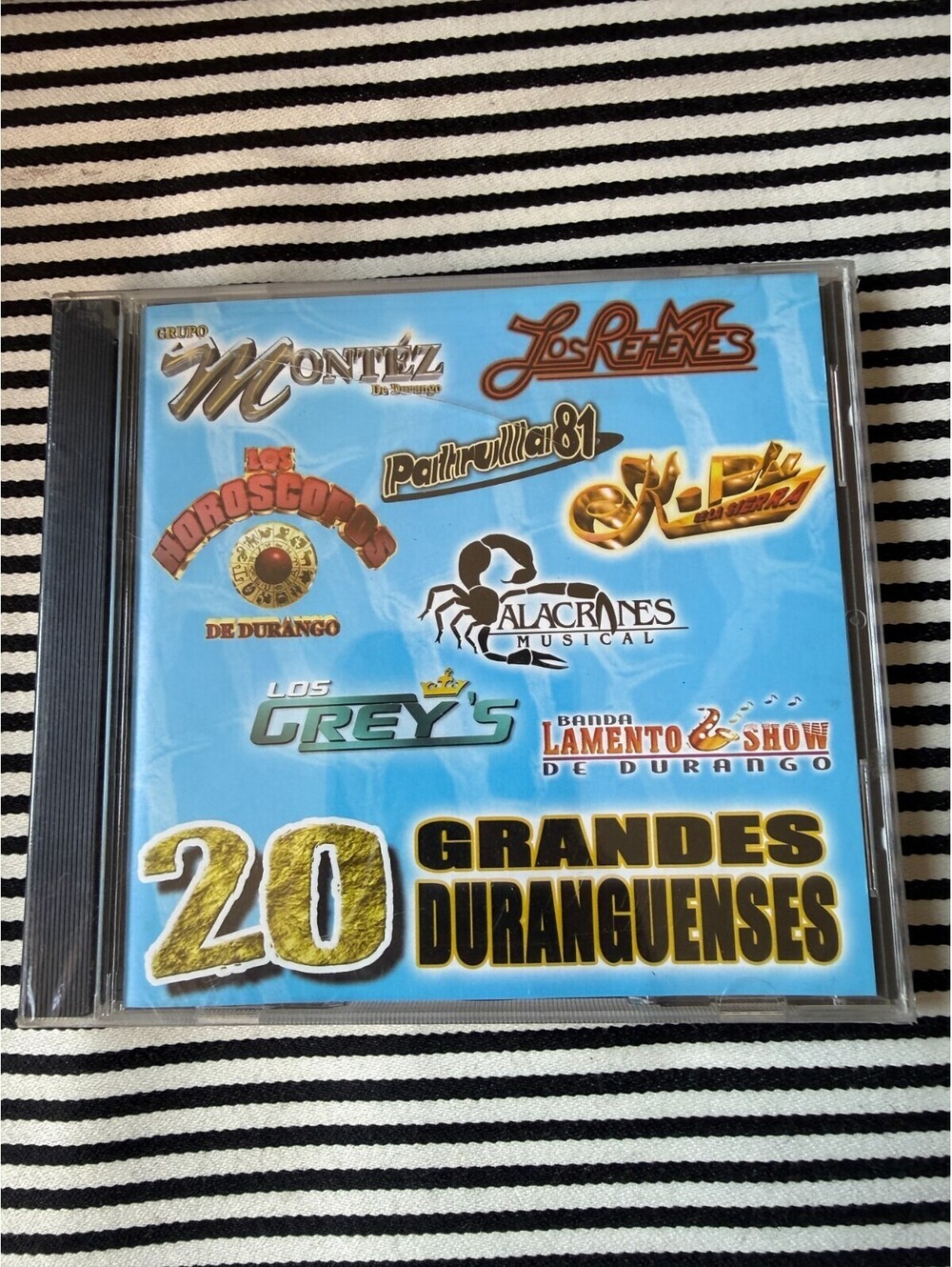 20 Grandes Duranguenses CD (2006) Fonovisa Platino Montez De Durango Alacranes